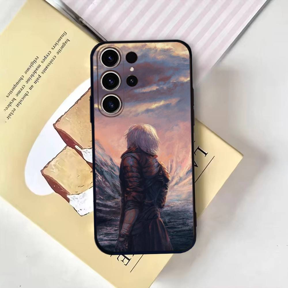 Чехол для телефона D-Devil May Cry DMC для SamsungS25,24,21,22,23,30,Ultra,20,Plus,Fe,Lite,Note,10,9, Мягкий черный чехол