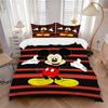 Mickey Mouse Celebration Print 3Pcs Bedding Setduvet Cover With 2 Bedropillowcase Home Birthday Gift