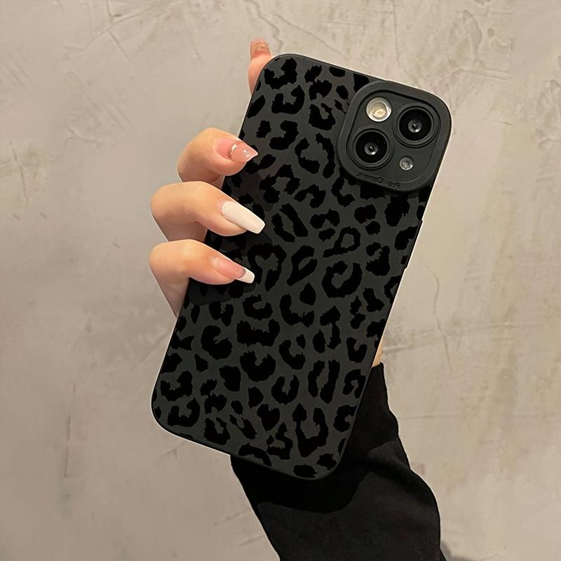 Графический чехол для телефона с леопардовым принтом для iPhone 15 14 13 12 11 x XR Xs SE2 SE 8 7 plus pro Max mini силиконовая задняя крышка