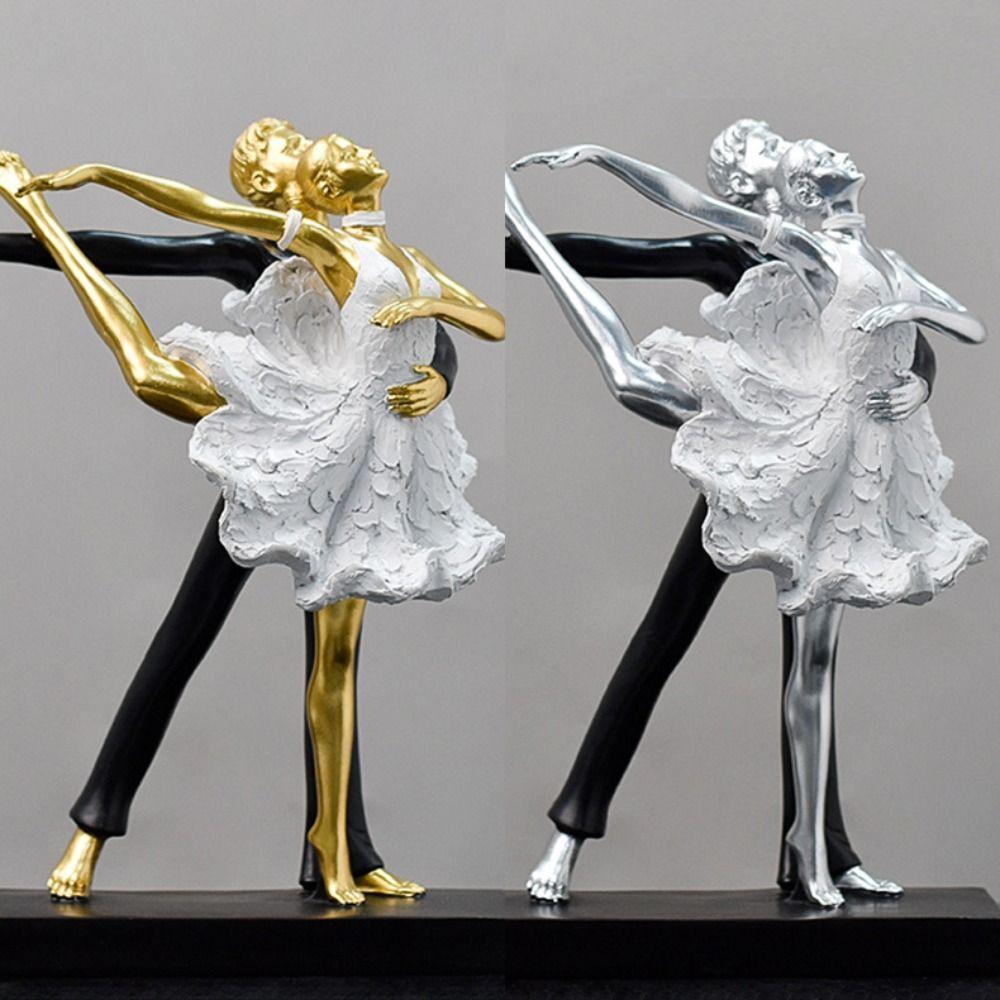 Abstract Dancer Statue Resin Miniatures Figurine Sculpture  Wine Cabinet Entrances
