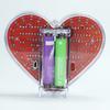 Led Heart-Shaped Flow Light Diy Electronic Kit With 32 Colorful Led Lights Diy Soldering Practice Kit Battery Powered
