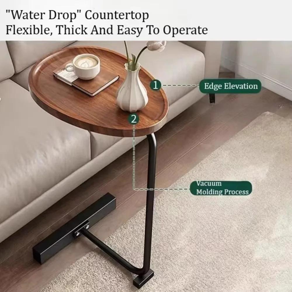 Маленький приставной столик для гостиной, легкий роскошный чайный столик, простые мобильные журнальные столики для дома, столики для проживания в гостинице, прикроватная тумбочка