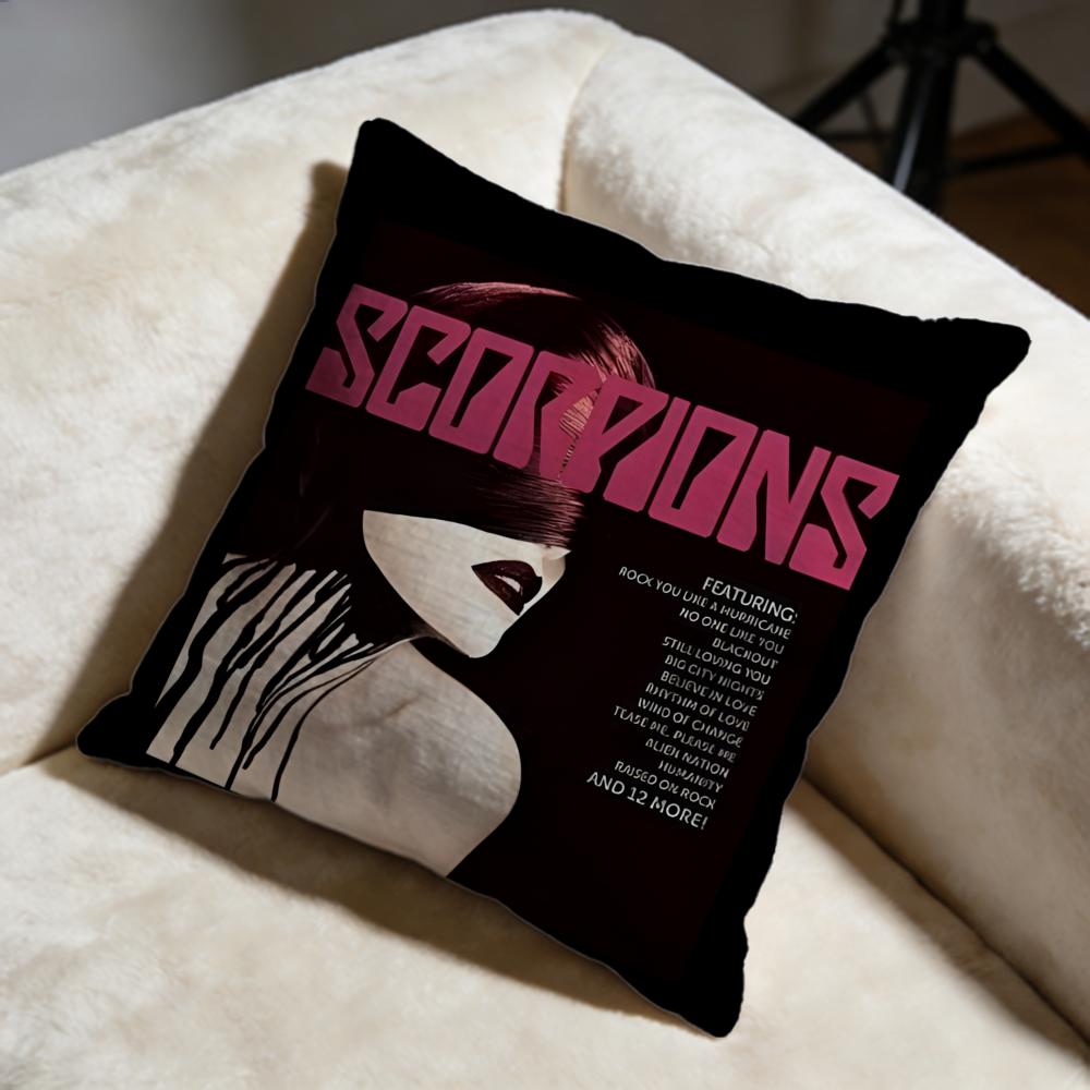 Trendy SScorpionsed Cushion Cover Soft Decorative Pillow Case Suitable for Bedroom Sofa Car Travel Use