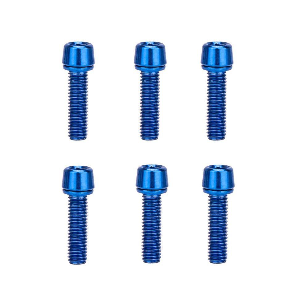 6PCS Stainless Steel Bicycle Riser Screws Bike Stem Bolts for Road Bike/Bike Handlebar/Riding