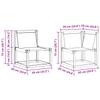 Outdoor Sofa Set with Cushions 8 pcs Natural and Black