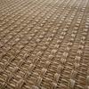 Tapis aspect jute motif damier beige 160x225