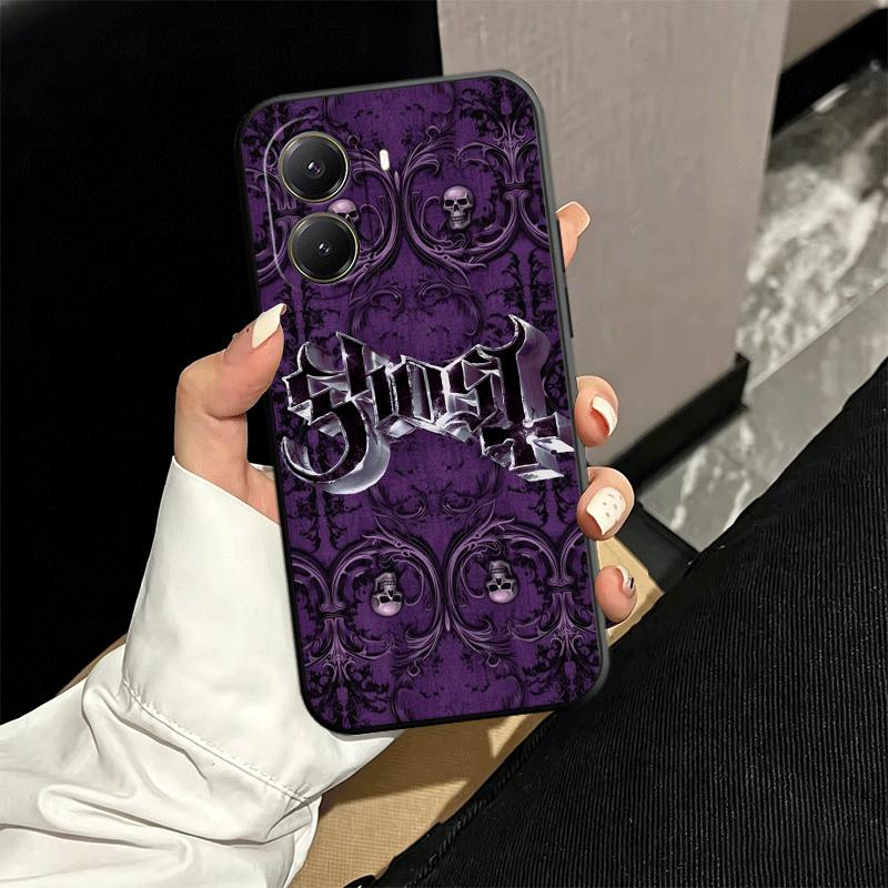 Мягкий чехол для телефона Ghost Papa Emeritus для Xiaomi Poco X5 X6 X7 X8 Pro Max X3 F7 F8 Ultra M8 M7 M6 M5 Redmi 15 15C 14C 13C 12C X4 F