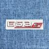 Applicable two-color hybrid car logo E63 E63S E43 E53 rear displacement labeling red and black label