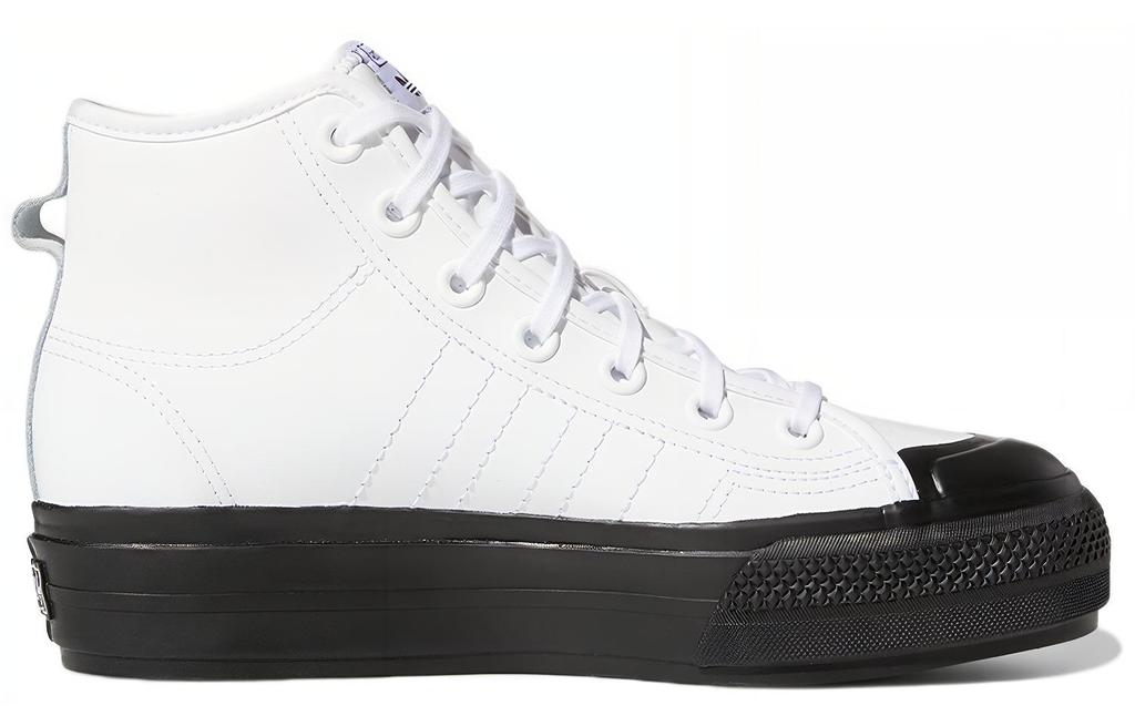 adidas Женские Nizza Rf Platform Mid 'Белый Черный' Женские FY7606