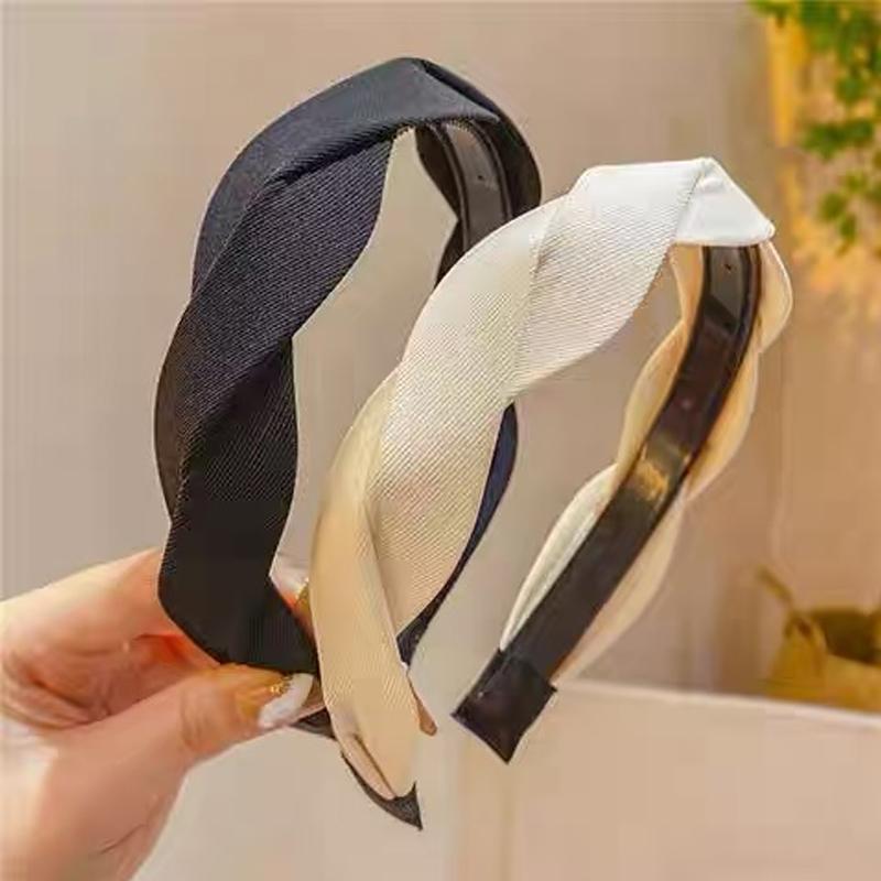 Elegant Simple Twist Headband for women Retro Suitable for daily wear, including washing up hair band girl Hair hoop