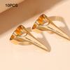 Geometric Finger Claw Rings Creative Design Copper Ring Geometric Ring  Subcultural Fashion