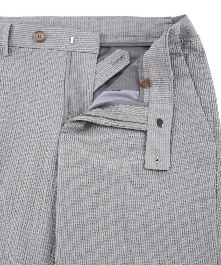 Jilseutyueoteunyuyogmaen Summer Texture Setup Pants - Light Grey (Jnpa6B385G1)