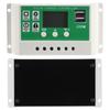 20A 12V 24V LCD Display Solar Charge Controller PWM Auto Focusing Tracking Charging