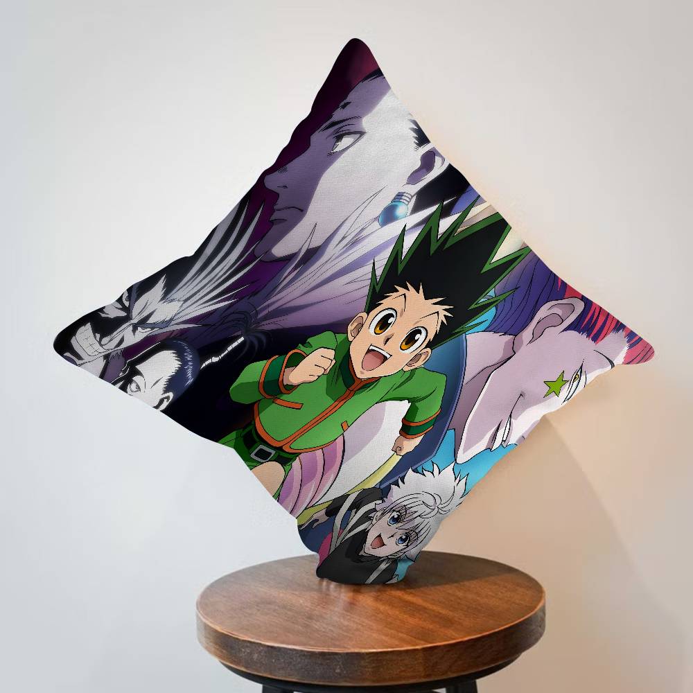 Cartoon Animation Hunter X Hunter Maple Design Cushion Cover Happy Autumn Harvest Decor Holiday Decorati Pillow Cover