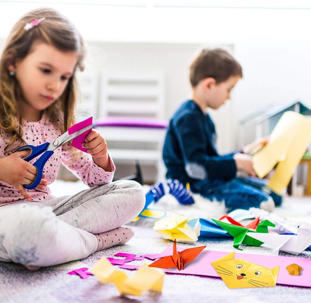 100pcs Square Origami Paper Solid Color Double Sides Folding Paper Multicolor Kids Handmade DIY Scrapbooking Craft Decor 20x20cm