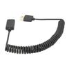 HD Multimedia Interface Male to Female Coil Cable 2K 4K 60HZ 1.8M Spring Wire HD TV Computer Notebook Display Projector