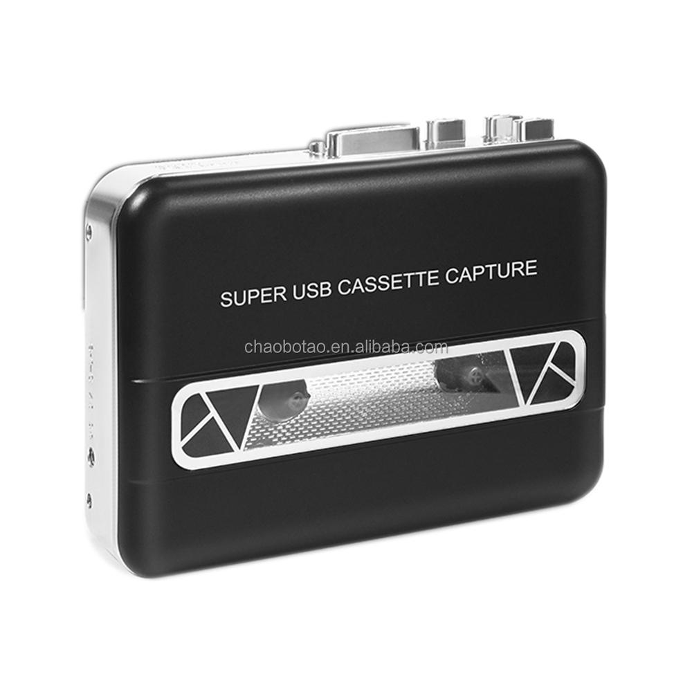 Factory Stereo Cassette Player Capture Tape Recorder Walkman Built in Speaker with Tape to MP3 Converter
