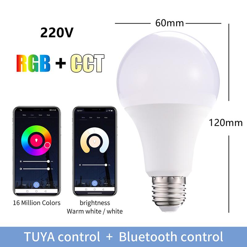 Умные лампочки, синхронизация музыки, приложение Tuya и пульт дистанционного управления, простая установка для спальни, кухни, ванной комнаты, прихожей, лестничной клетки