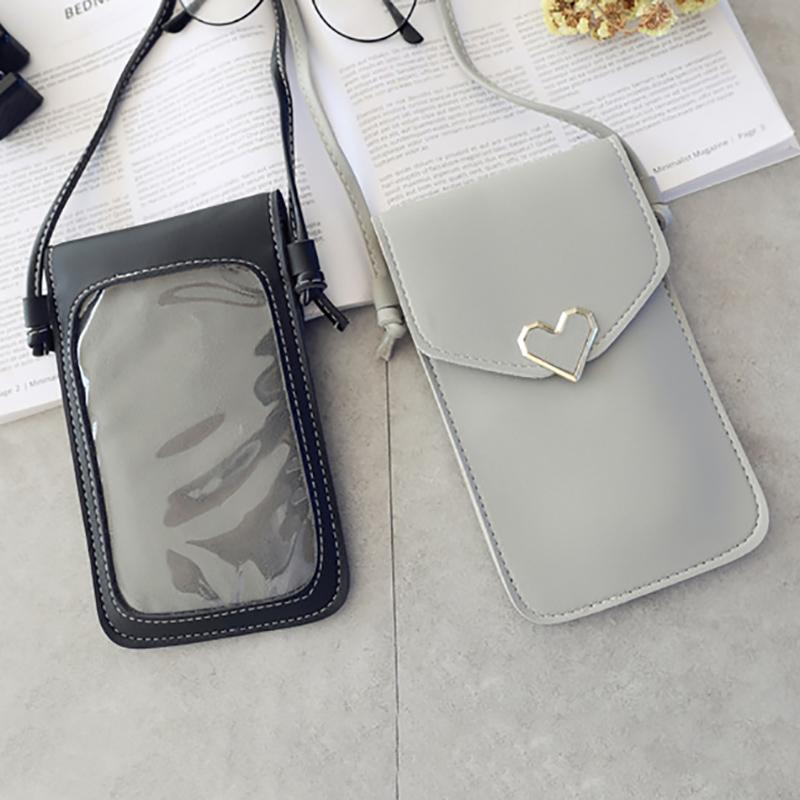 Мини-сумки через плечо из мягкой кожи для женщин, однотонная сумка на плечо, кошелек для мобильного телефона, маленькие сумки для девочек, новинка