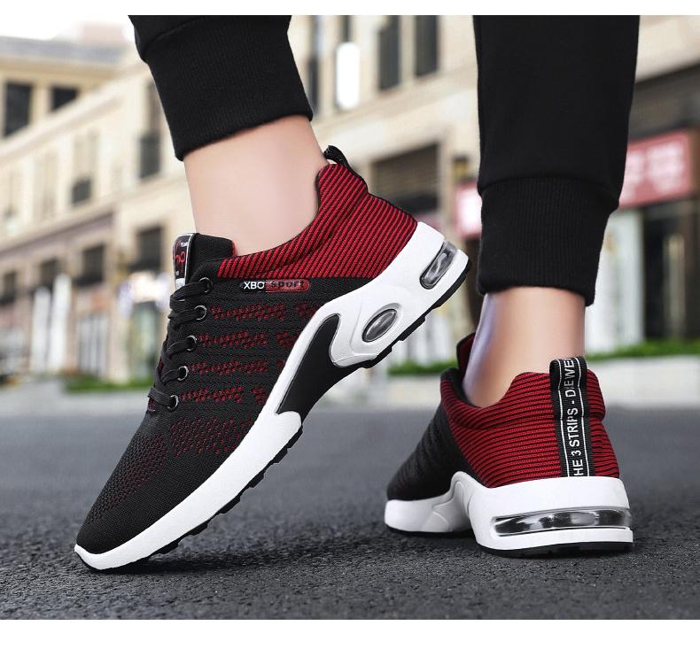 Shoes for Men 2024 New Cross Border Foreign Trade Men's Shoes Lace Up Running Shoes Lightweight Sneakers Casual Sports Shoes for Men