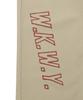 WACKY WILLY Straight Graphic Denim Pants Beige