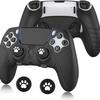 Чехол-кейс BRHE PS5 Elite Controller, силиконовая накладка для беспроводного геймпада DualSense Edge, противоскользящий, ударопрочный, защитная наклейка