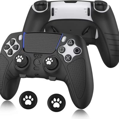Чехол-кейс BRHE PS5 Elite Controller, силиконовая накладка для беспроводного геймпада DualSense Edge, противоскользящий, ударопрочный, защитная наклейка