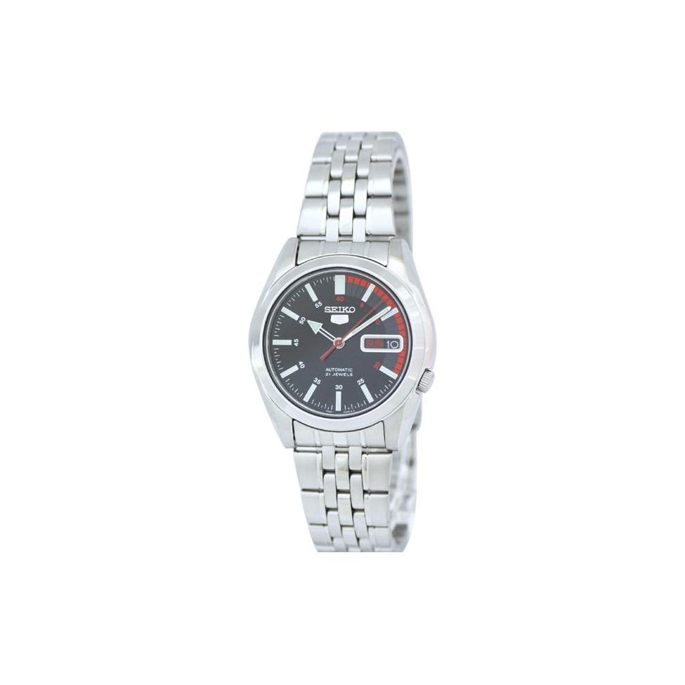 Seiko 5 Коллекция 30м Водонепроницаемые Автоматические Механические Часы с Браслетом из Нержавеющей Стали SNK375K1