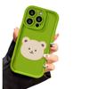 Небьющаяся медвежья чехол для мобильного телефона iPhone17promax Apple 14por 12/13 мелкое отверстие 15 противоударный xs.
