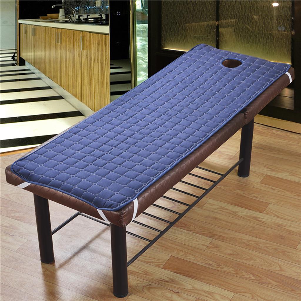 Non-slip SPA Massage Bed Mattress Thick Sheet with Elastic Bands Face Hole for Full Body Beauty Salon Hotel