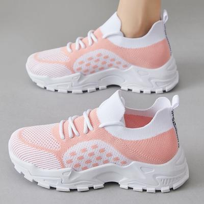 Кроссовки женские новые летние повседневные универсальные одинарные туфли сетчатые дышащие для бега на платформе папины кроссовки
