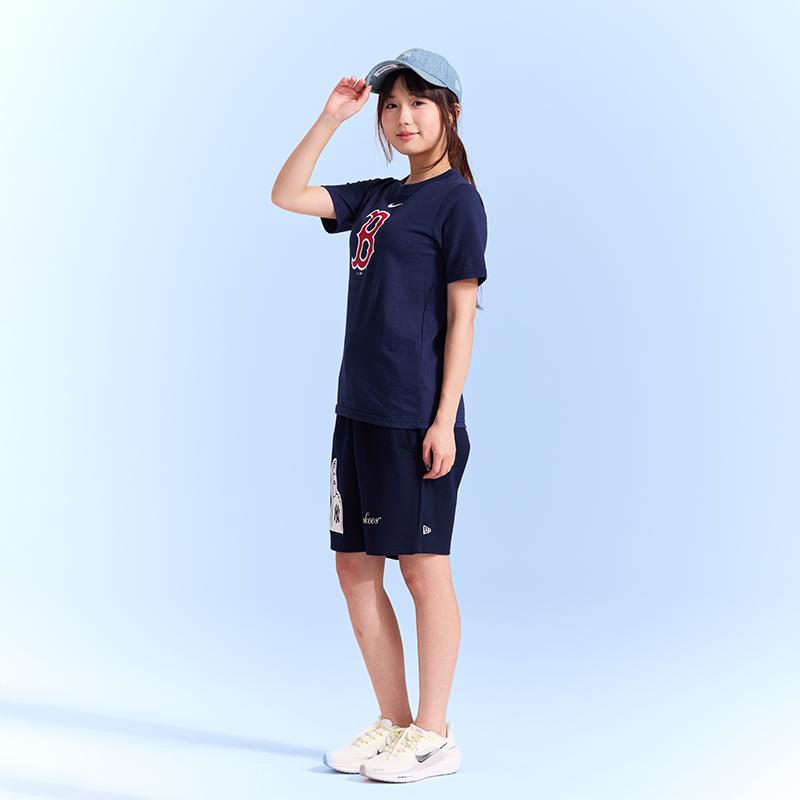Nike Футболка Универсальная Стильная Удобная Трендовая Короткий Рукав Детские Топы Темно-Синий 3Z3B7NM00-BOS