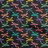 Cotton Poplin Black Fabric Kawai Diy Clothing Quilting Fabric Print Fabric By Yard 42 Inch