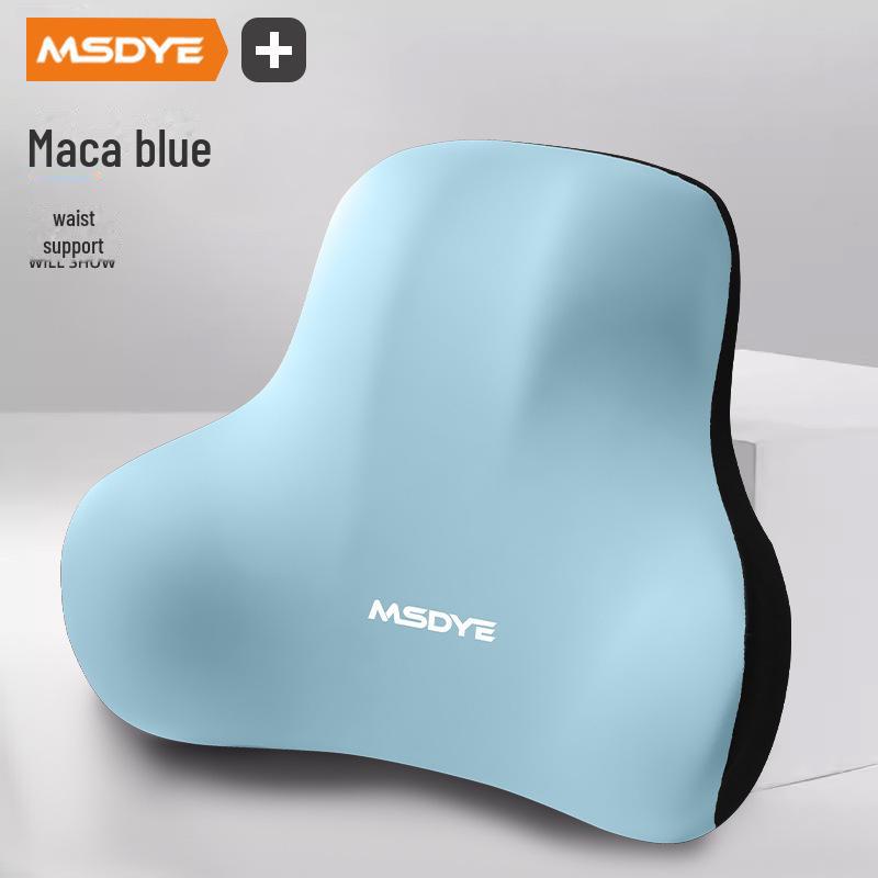 Подголовник из пеноматериала с эффектом памяти, поясничной поддержкой и подушкой для плеч для максимального комфорта в дороге.