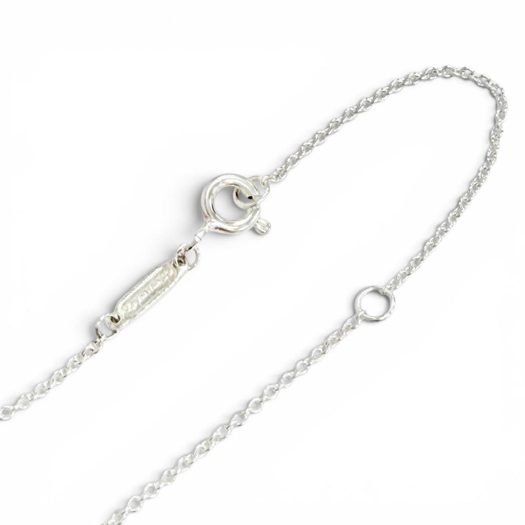 Excellent TIFFANY&Co. Necklace Mini Double Heart Tag Pendant Silver AG925 Women Used