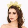 Headpiece Flower Goddess Halo Headband Sun Exaggerated Women Hairband Aureole Rhinestone Traditional Festival Hair Hoop Cosplay
