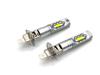 Bubulu LED H1 /24V Фара, Противотуманная фара, Лампа, Совместимая с техосмотром, Общего назначения, Высокая яркость, 55 Вт, 6000 К, Белый