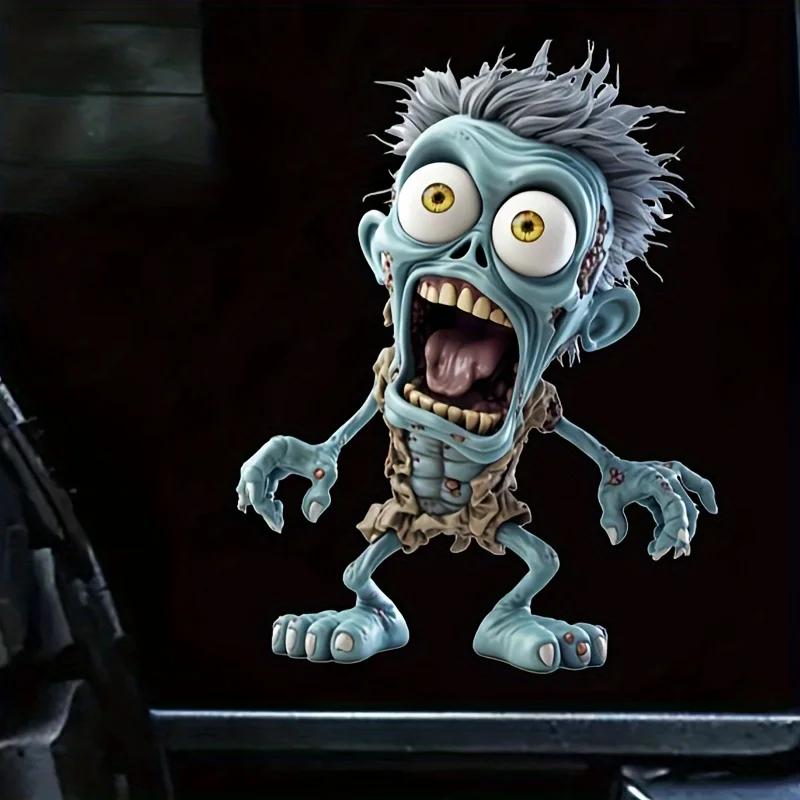 Удивленный Человек-череп мотоциклетные наклейки украшение кузова окна автомобиля наклейки на топливный бак мотоцикла водонепроницаемые