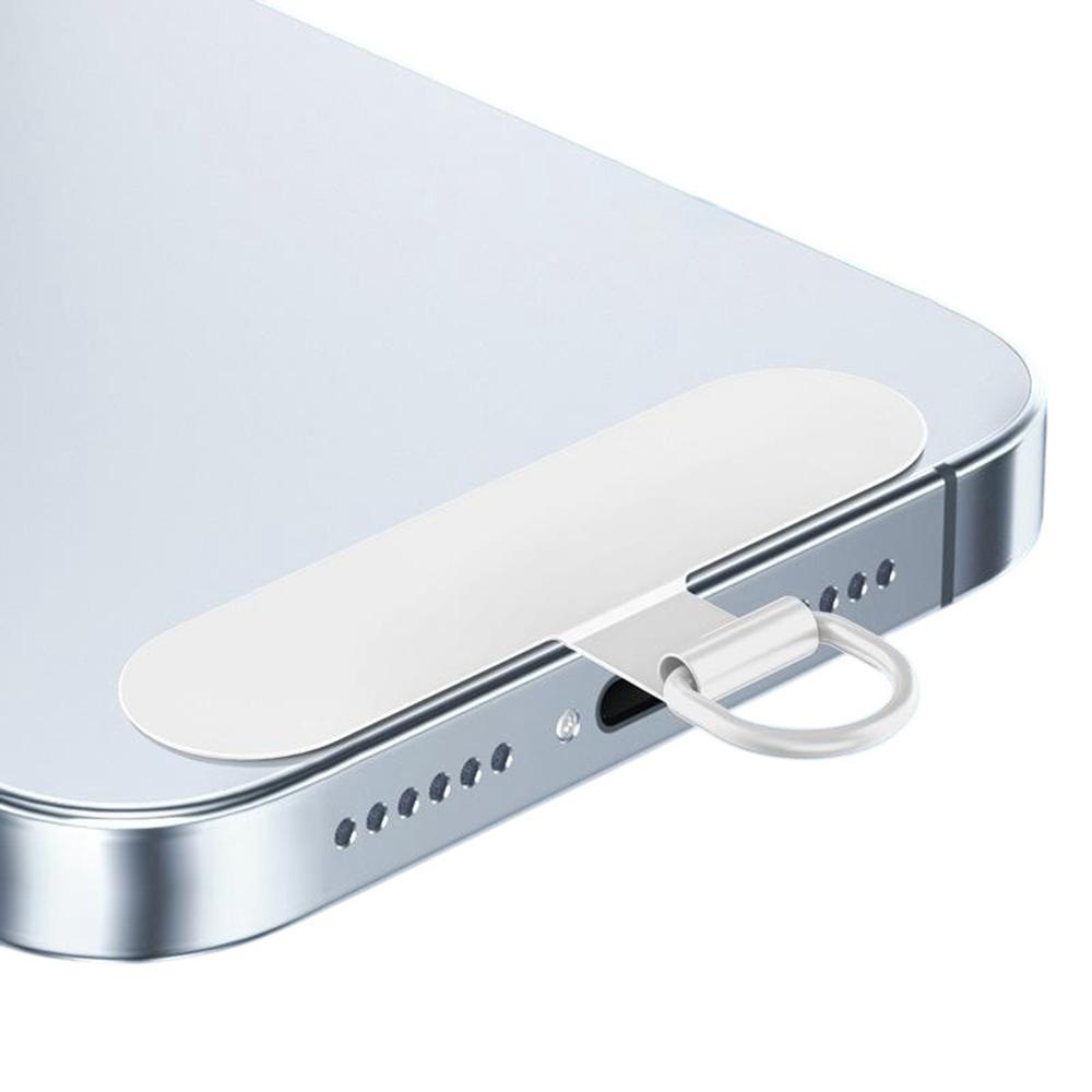 Stainless Steel Metal Phone Tether Tabs for Phone Cases Ultra Thin Universal Cellphone Lanyard Pad