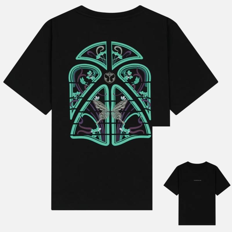Summer Tomorrowland Graphic Cotton Tshirt Unisex Short Sleeve Fashion Brand Tee Luxury Casual Vintage Tees 2026 Comfortable Tee