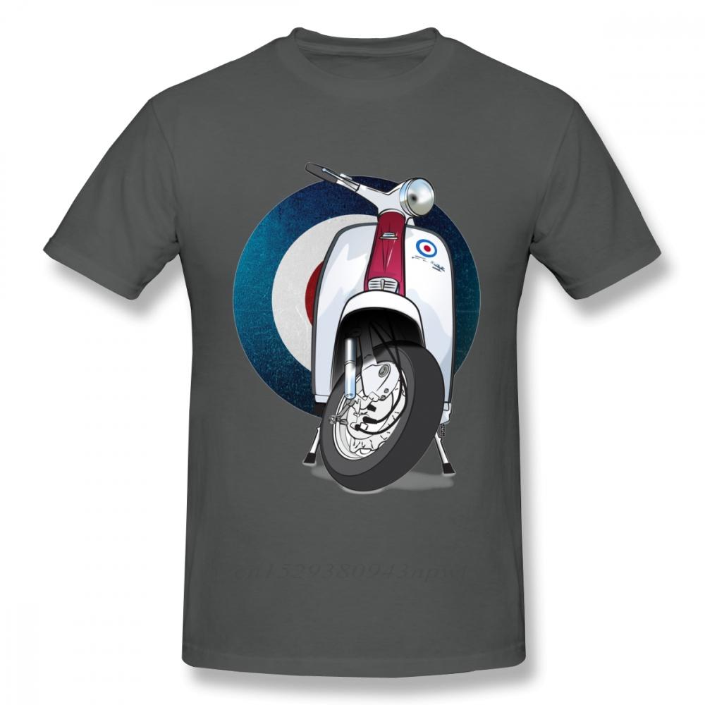 Awesome Target Logo T Shirt Italy Scooter Tee Shirt Unisex Vintage Motocycle Graphic Tshirt Big Size