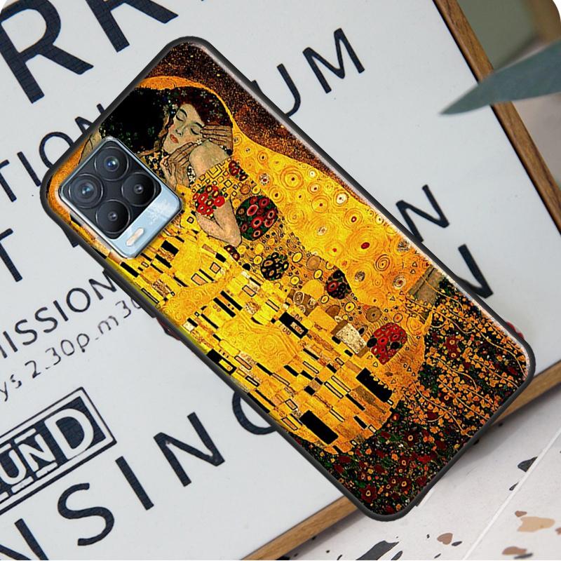 Чехол Gustav Klimt для Realme C21 C11 C15 GT Neo2 Master 8 Pro 8i OnePlus 9 Pro 8T 9R Nord2 Coque Cover