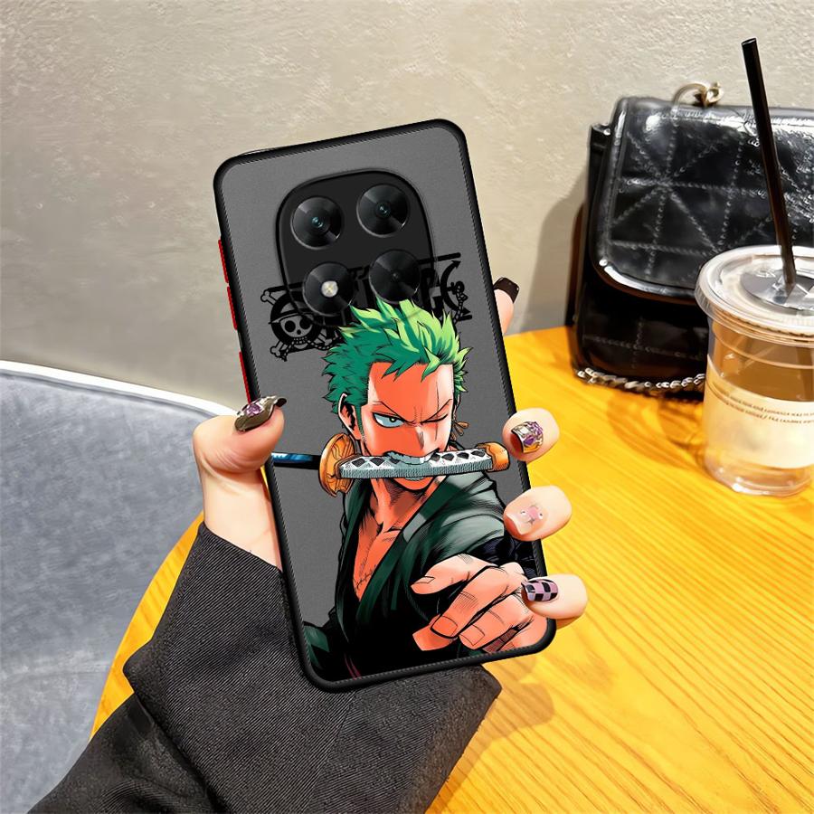 Чехол для Xiaomi Redmi Note 14 A4 10 13 Pro Plus 12 14C 9S 11 13C Funda Задняя крышка телефона One Piece Luffy Zoro Крутой