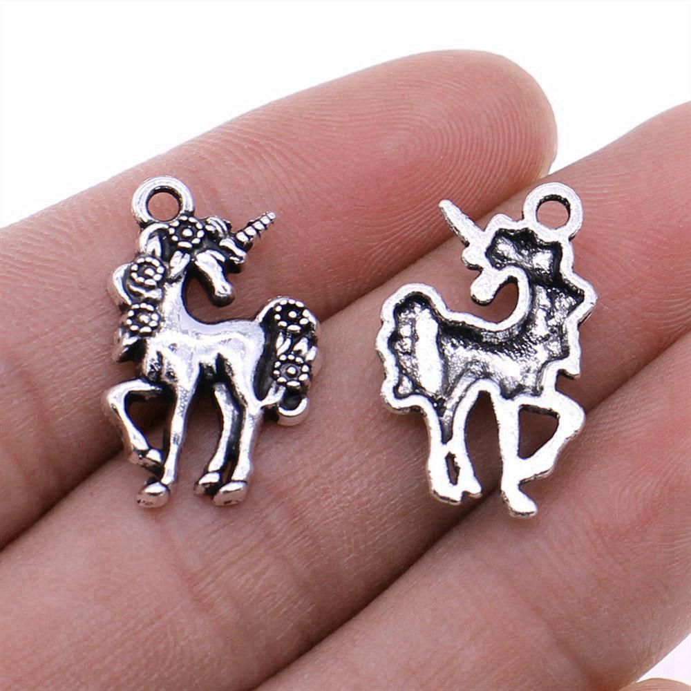 Unicorn Charms Pendant Ladies' Jewelry Bulk Vintage Decorations