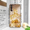 Роскошный кристальный чехол для телефона с золотым узором лошади для Samsung Galaxy S25 S24+ S23 Ultra S22 Plus S21 FE M53, противоударные мягкие чехлы