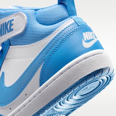 Nike Court Borough Mid 2 GS 'White Blue Beyond'