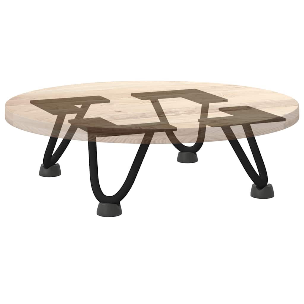Hairpin Legs for Coffee Table 4 pcs Black 10 cm Solid Steel