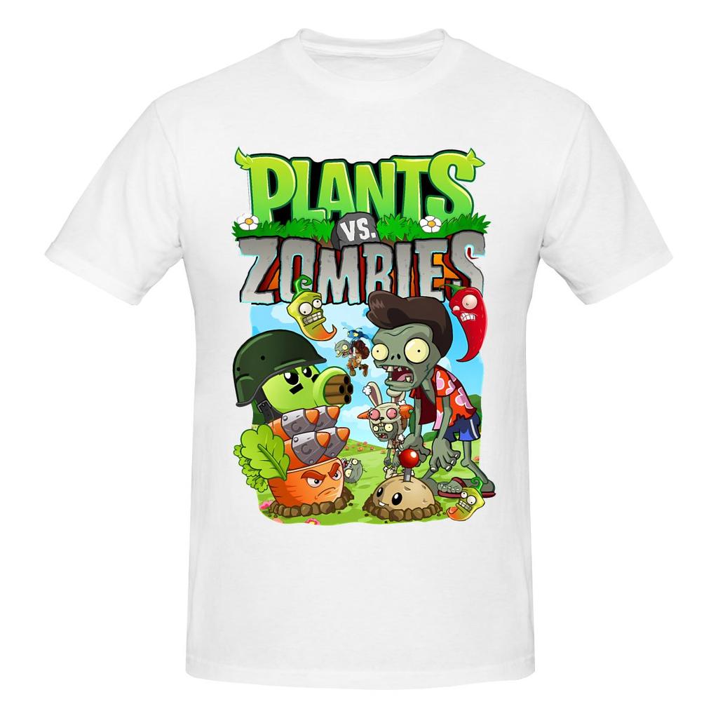 Funny Plants Vs Zombies Perfect Gift Unisexs Printed Tshirt Unisex T Shirtshirt Sport