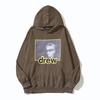 Vintage Washed Graphic Hoodie Loose Fit Streetwear Men Women Teens