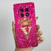 Чехол для телефона из жидкого силикона с буквой-короной для Realme 13 Pro Plus 13Pro 13ProPlus 5G, противоударный, с защитой объектива камеры, мягкая задняя крышка